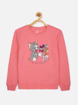 Kidsville - Tom and Jerry Featured Sweatshirt for Girls