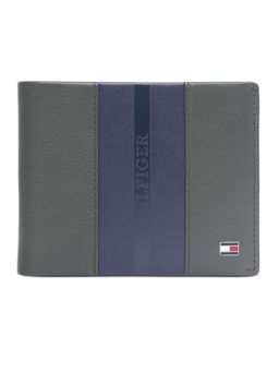 Tommy Hilfiger - Men Leather Global Olive & Navy Blue Alimos Wallet