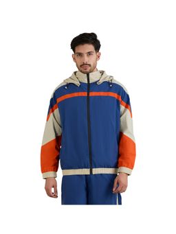 SKECHERS - Mens Colorblock Navy Blue Jackets
