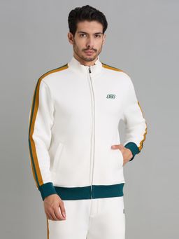 SKECHERS - Contrast Shoulder Tape White Jackets