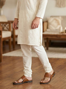 REGAL - Men Brown Stylish Leather Kolhapuris