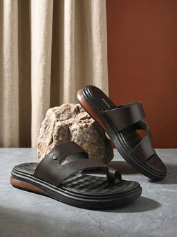 REGAL - Brown Men Stylish Leather Sandals