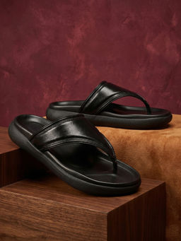REGAL - Black Men Leather Sandals