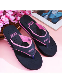 DOCTOR EXTRA SOFT - Women Pink Diabetic Orthopedic Comfort Flipflops
