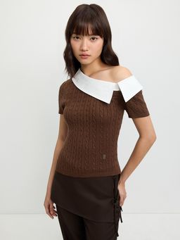 Pomelo - Asymmetric Top - Brown