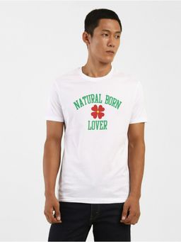 Levi's - Men White Crew Neck T-Shirt