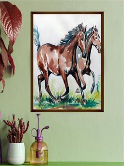 The Art House - Abstract Painting Multicolor (40X30 Inches)