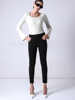 VERO MODA - Black High Rise Skinny Fit Jeans