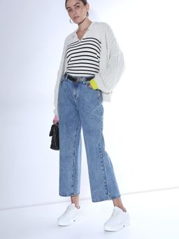 VERO MODA - Blue Wide Leg Jeans