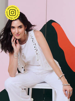 Gulaal - Aaina White Mirror Embroidered Waist Coat