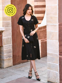 Gulaal - Kairavi Bug Embroidered Dress