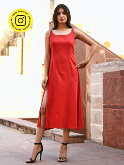 Gulaal - Diyaa High Slit Slip Dress
