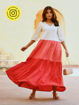 Gulaal - Tiers of Joy Maxi Dress