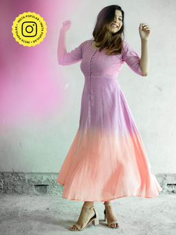 Gulaal - Sunset Twilight Fit & Flare Dress