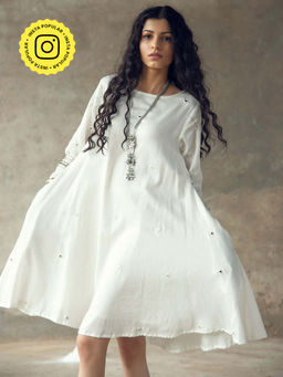 Gulaal - Devi White Swing Dress