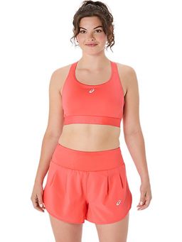ASICS - Road Compression Bra Coral