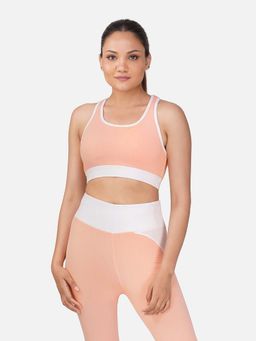 Wear Jukebox - Power Flow Sports Bra Women Peach