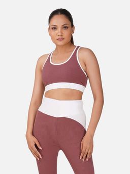 Wear Jukebox - Power Flow Sports Bra Women Brown