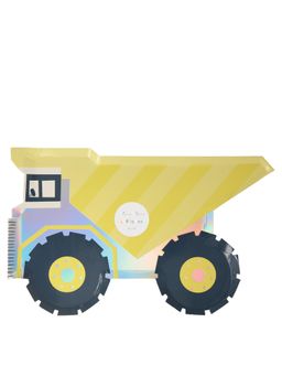Meri Meri - Dumper Truck Plates (Set Of 8)
