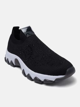 BAGATT - Yoko Black Womens Slip-On Sneakers