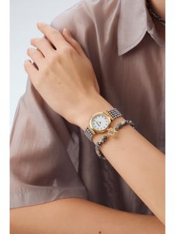 Mathey-Tissot - White Stainless Steel Strap Women Watch (D539Bi)