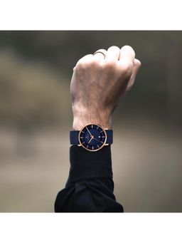 Sansi Mayo - Blue Silicone Strap Men Watch (Sm-M-171-Bl-Rg-Bl)