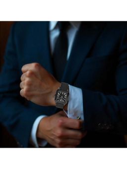 Sansi Mayo - Black Silicone Strap Men Watch (Sm-M-184-B-B-B)