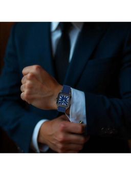 Sansi Mayo - Blue Silicone Strap Men Watch (Sm-M-184-Bl-B-Bl)