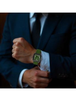 Sansi Mayo - Green Silicone Strap Men Watch (Sm-M-184-Ge-B-Ge)