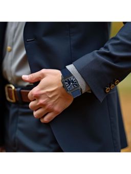 Sansi Mayo - Blue Silicone Strap Men Watch (Sm-M-188-Bl-B-Bl)