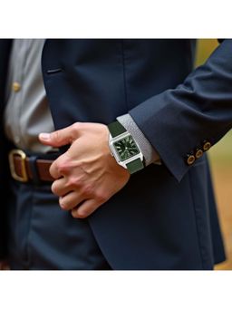Sansi Mayo - Green Silicone Strap Men Watch (Sm-M-190-Ge-S-Ge)