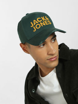 Jack & Jones - Green Applique Logo Baseball Cap