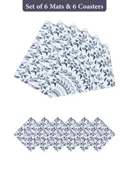 OBSESSIONS - Black Reversible Pvc Placemats (Pack Of 12)