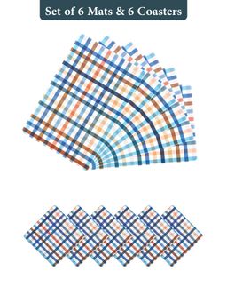 OBSESSIONS - Multi-Colour Reversible Pvc Placemats (Pack Of 12)