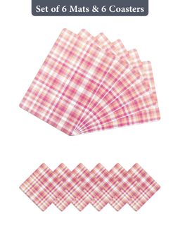 OBSESSIONS - Black Reversible Pvc Placemats (Pack Of 12)