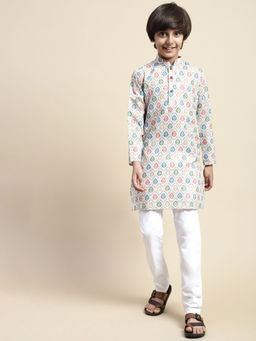 Sanwara - Boy Printed Multi Kurta Payjama (Set of 2)