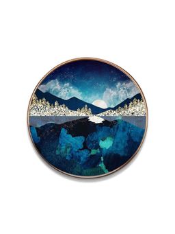 The Artment - Reflection Rendezvous Canvas (matte Finish)- Blue