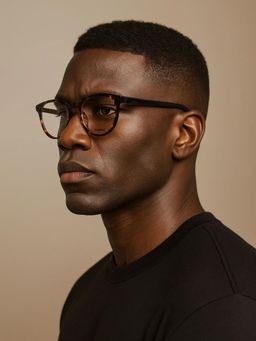 Guess - Eyewear for Men with Shiny Brown Demi Acetate Frame (49)