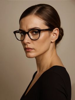 Guess - Eyewear for Women with Shiny Dark Brown Demi Acetate Frame (50)