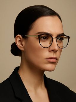 Guess - Eyewear for Women with Matt Dark Brown-Shiny Light Gold Metal Frame (49)