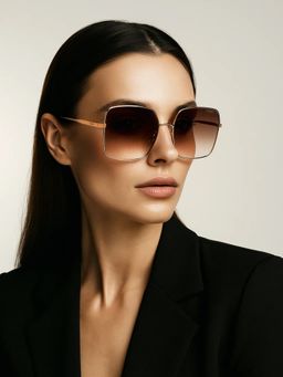 IDEE - S2870 C1 58 Brown Lens Sunglasses for Women (58)