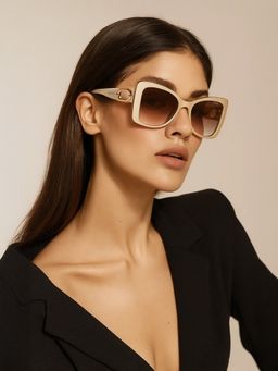 IDEE - Brown Butterfly 100% Uv Protected Sunglasses For Women Size 54