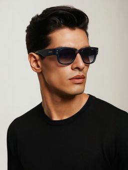 IDEE - Grey Sqaure 100% Uv Protected Sunglasses For Men Size 52