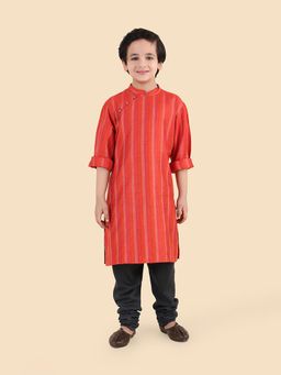 Fabindia - Red Stripes Kurta