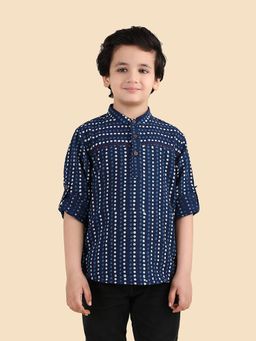Fabindia - Indigo Printed Kurta