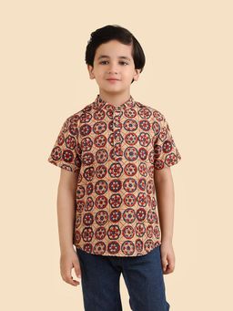 Fabindia - Blue Printed Kurta