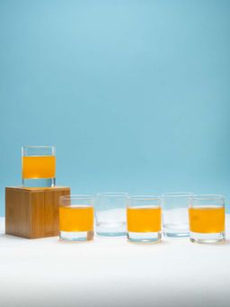 Luminarc - Transparent Glass Islande OF 200ml Whiskey Glasses (Pack of 6)