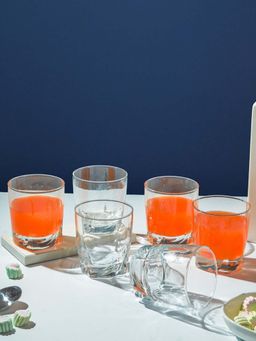 Luminarc - Transparent Glass Ascot OF 300ml Whiskey Glasses (Pack of 6)