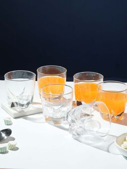 Luminarc - Transparent Glass Lisbonne OF 300ml Whiskey Glasses (Pack of 6)