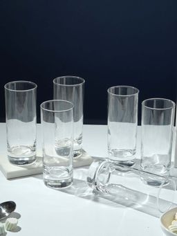 Luminarc - Transparent Glass Islande HB 310ml Water-Juice Glasses (Pack of 6)